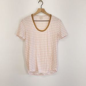 J. Crew Striped Necklace T-Shirt
